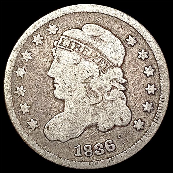 1836 Capped Bust Half Dime NICELY CIRCULATED