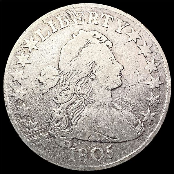 1805 Draped Bust Half Dollar NICELY CIRCULATED