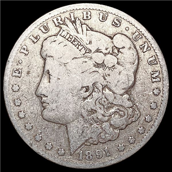 1891-CC Morgan Silver Dollar NICELY CIRCULATED