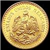 Image 2 : 1945 Mexico Pesos 0.0603 oz Gold $2.5 UNCIRCULATED