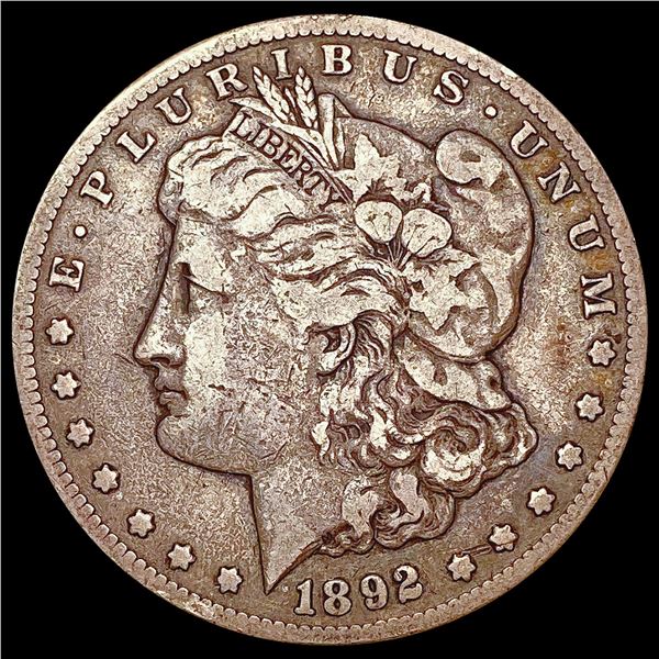 1892-CC Morgan Silver Dollar LIGHTLY CIRCULATED
