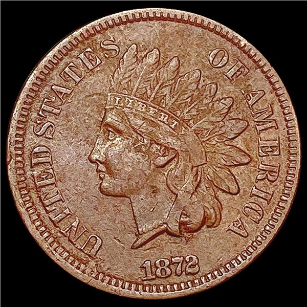 1872 Indian Head Cent CLOSELY UNCIRCULATED
