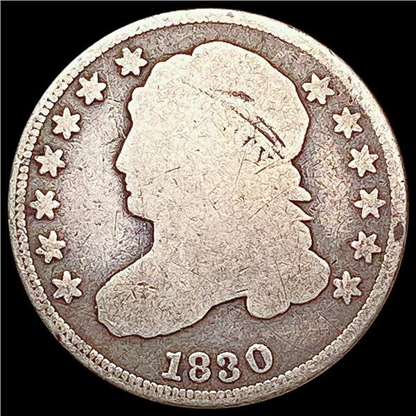 1830 Capped Bust Dime NICELY CIRCULATED