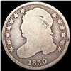 Image 1 : 1830 Capped Bust Dime NICELY CIRCULATED