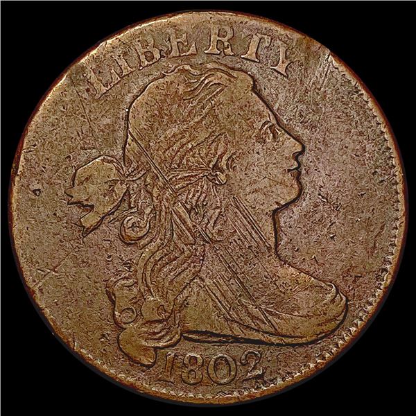 1802 Draped Bust Large Cent NICELY CIRCULATED