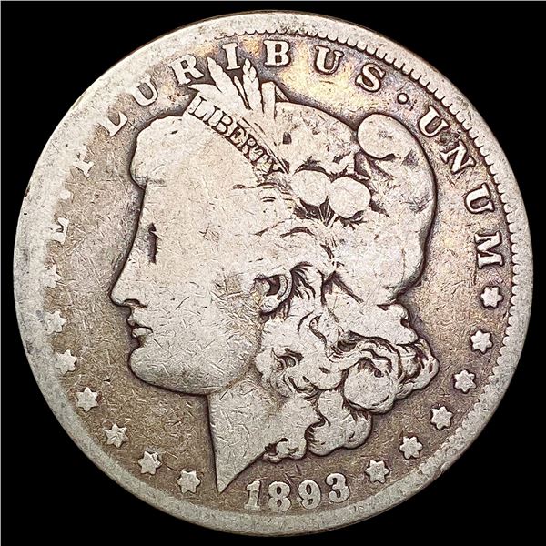 1893-CC Morgan Silver Dollar NICELY CIRCULATED