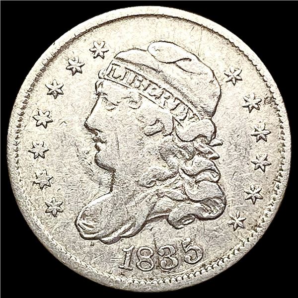 1835 Capped Bust Half Dime LIGHTLY CIRCULATED