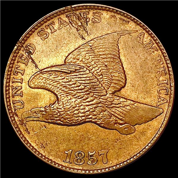 1857 Flying Eagle Cent CLOSELY UNCIRCULATED