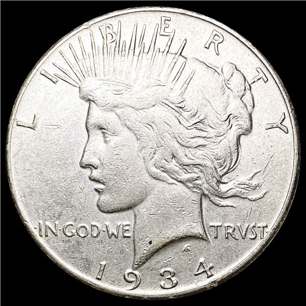 1934-S Morgan Silver Dollar NEARLY UNCIRCULATED