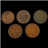 Image 2 : [5] 1863 Civil War Tokens HIGH GRADE