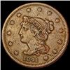 Image 1 : 1841 Braided Hair Large Cent CLOSELY UNCIRCULATED