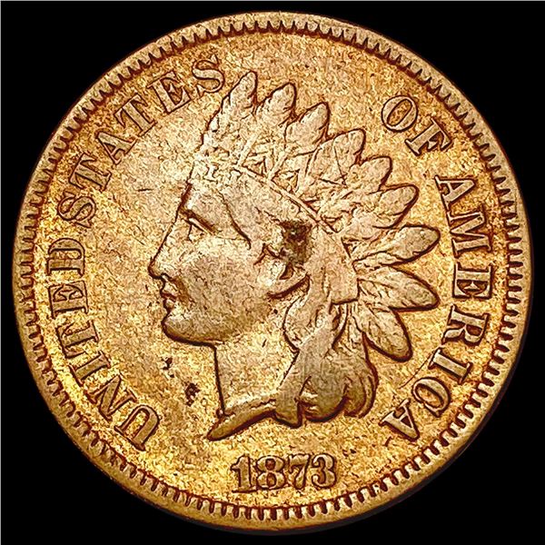 1873 Indian Head Cent CLOSELY UNCIRCULATED