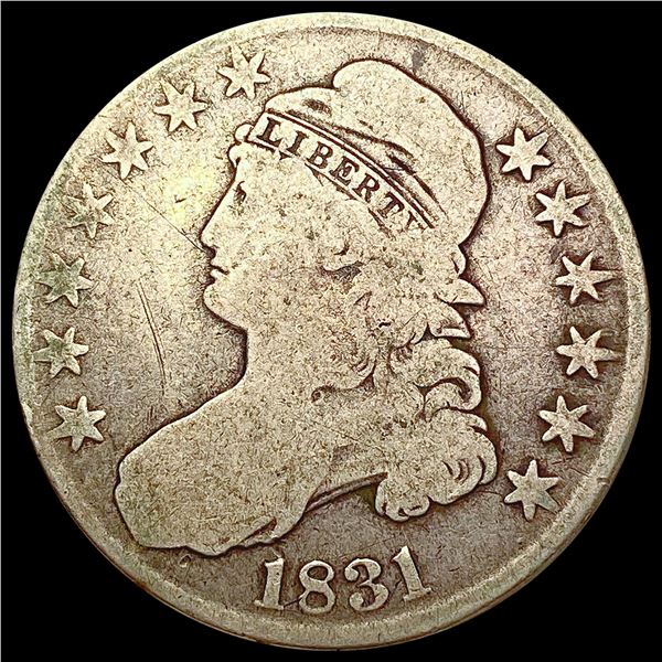 1831 Capped Bust Half Dollar NICELY CIRCULATED