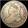 Image 1 : 1831 Capped Bust Half Dollar NICELY CIRCULATED