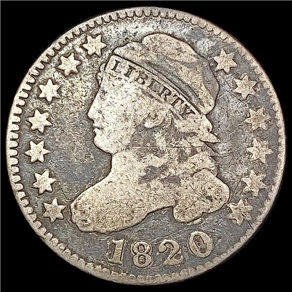 1820 Capped Bust Dime NICELY CIRCULATED