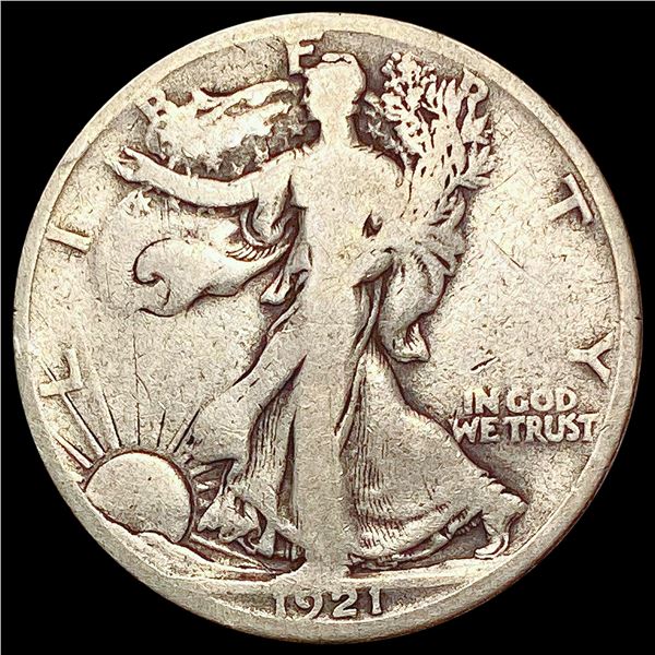 1921-D Walking Liberty Half Dollar NICELY CIRCULATED