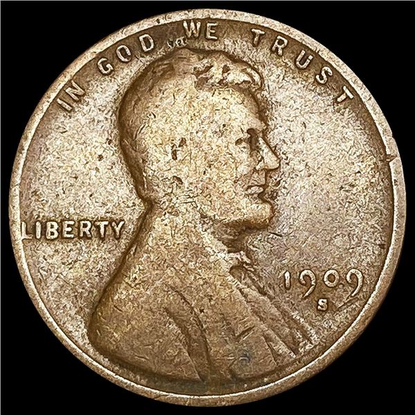 1909-S VDB Wheat Cent NICELY CIRCULATED