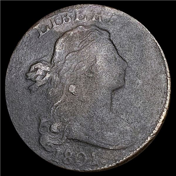 1801 Draped Bust Large Cent NICELY CIRCULATED