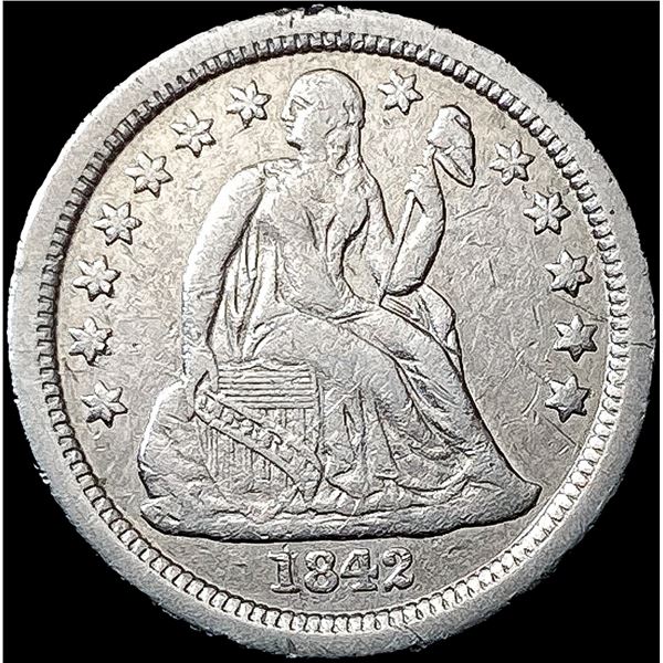 1842-O Seated Liberty Dime NEARLY UNCIRCULATED