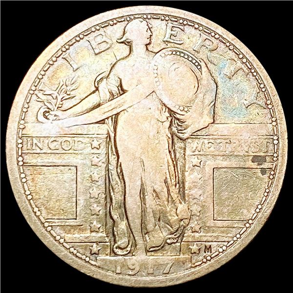 1917 Standing Liberty Quarter LIGHTLY CIRCULATED