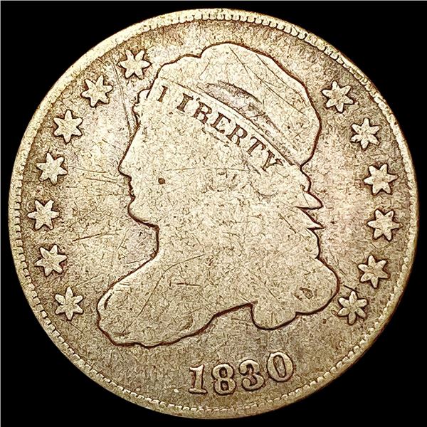 1830 Capped Bust Dime NICELY CIRCULATED