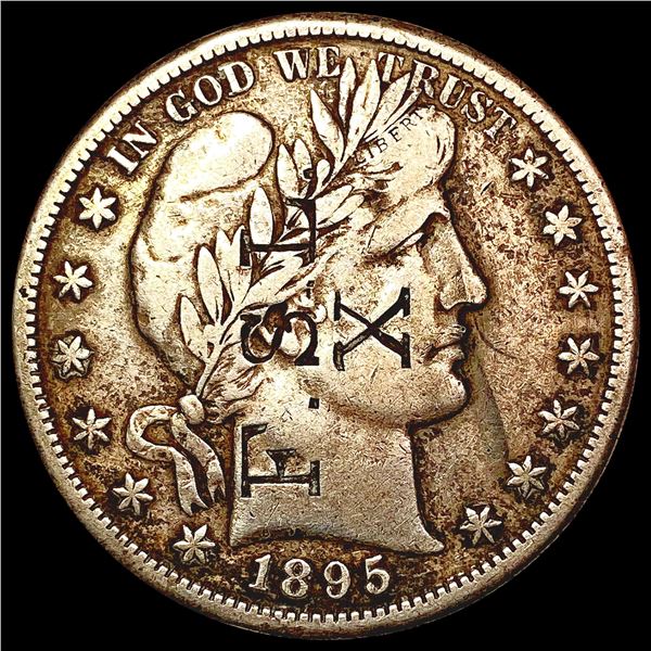 1895-S Barber Half Dollar NICELY CIRCULATED
