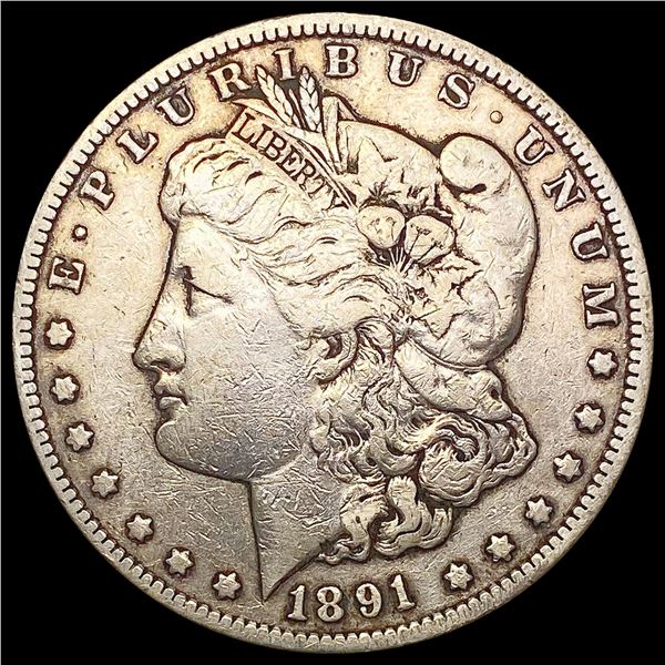 1891-CC Morgan Silver Dollar NICELY CIRCULATED