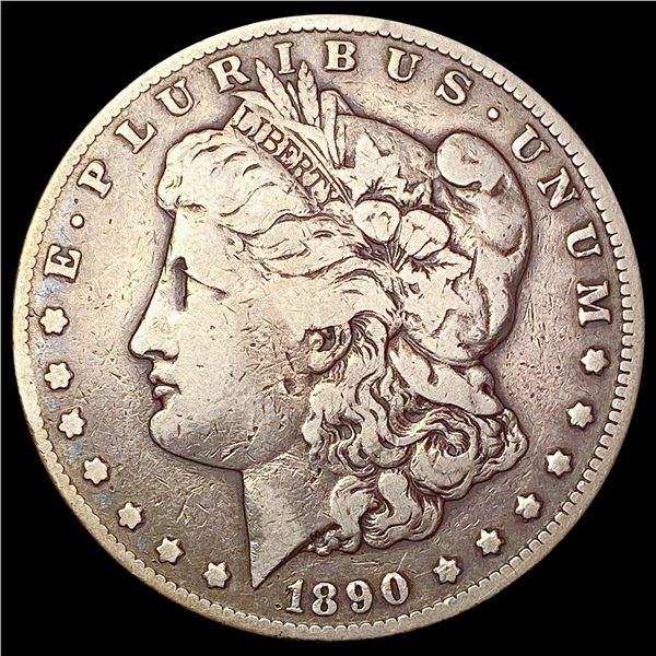 1890-CC Morgan Silver Dollar LIGHTLY CIRCULATED