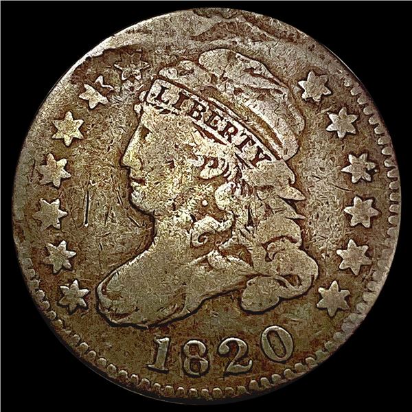1820 Capped Bust Dime NICELY CIRCULATED