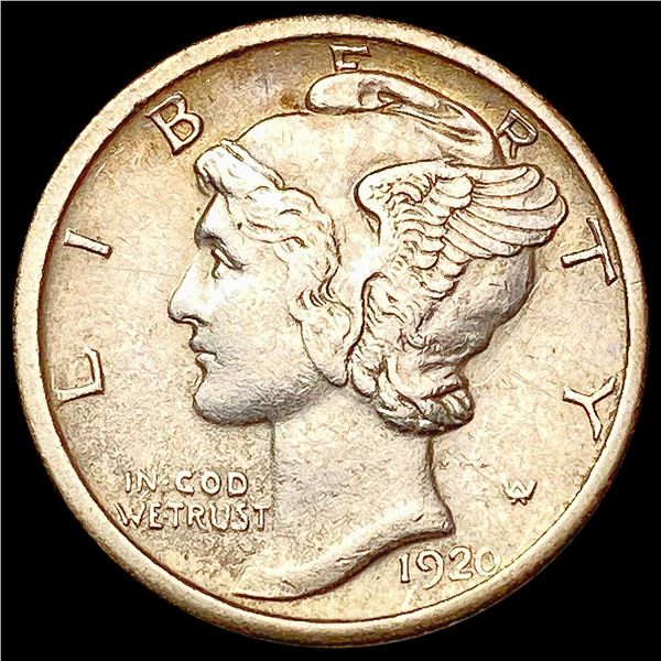 1920-S Mercury Dime CLOSELY UNCIRCULATED