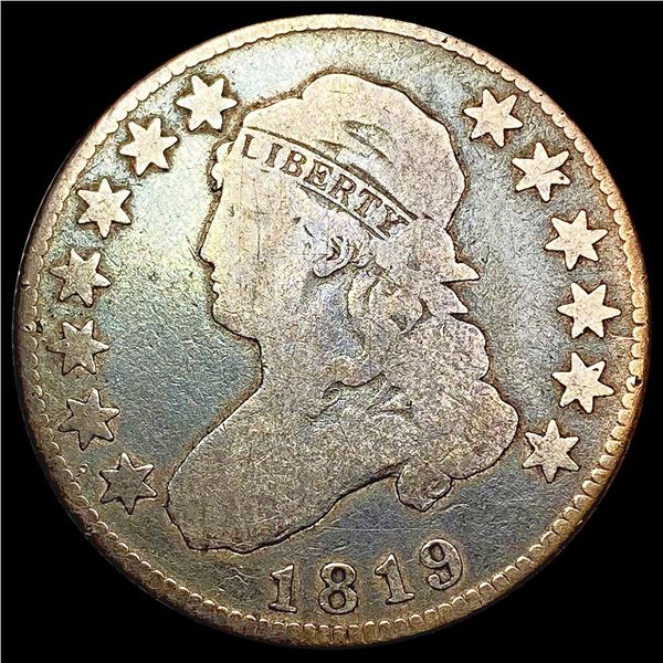 1819 Capped Bust Quarter NICELY CIRCULATED