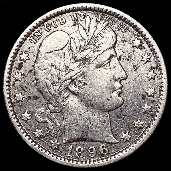 1896-O Barber Quarter NEARLY UNCIRCULATED