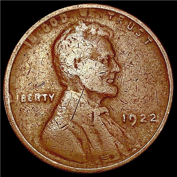 1922 No D Wheat Cent LIGHTLY CIRCULATED