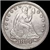 Image 1 : 1854 Arrows Seated Liberty Quarter CLOSELY UNCIRCULATED