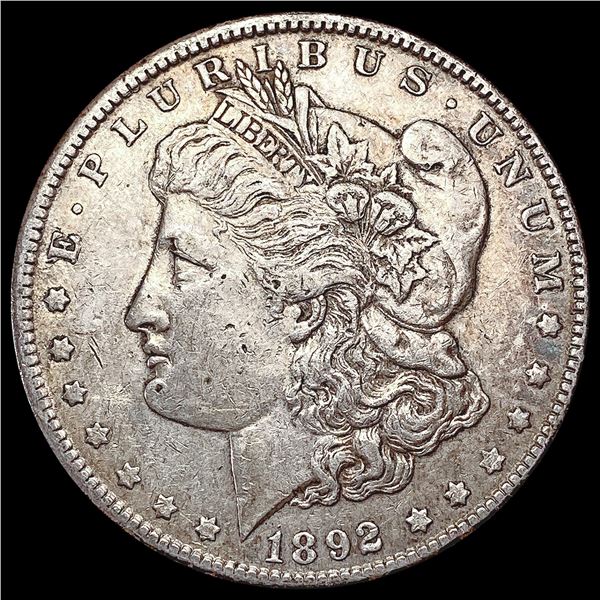 1892 Morgan Silver Dollar CLOSELY UNCIRCULATED
