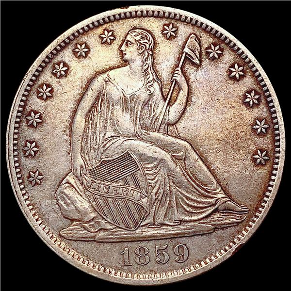 1859-O Seated Liberty Half Dollar NEARLY UNCIRCULATED