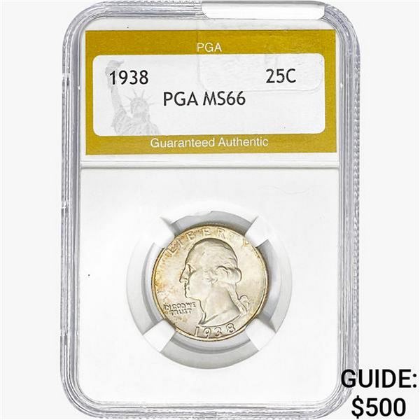 1938 Washington Silver Quarter PGA MS66