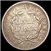 Image 2 : 1853 Arrows Seated Liberty Half Dime CLOSELY UNCIRCULATED