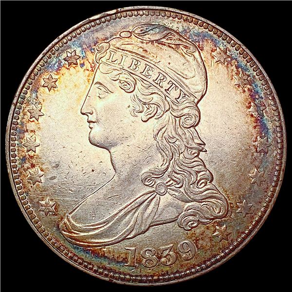 1839 Capped Bust Half Dollar CHOICE AU