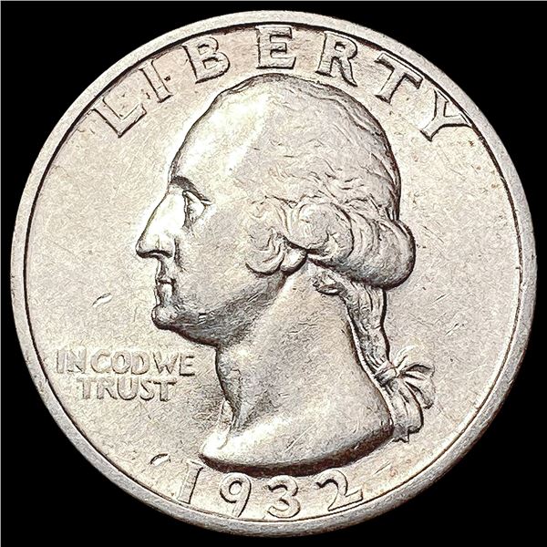1932-S Washington Silver Quarter CHOICE AU