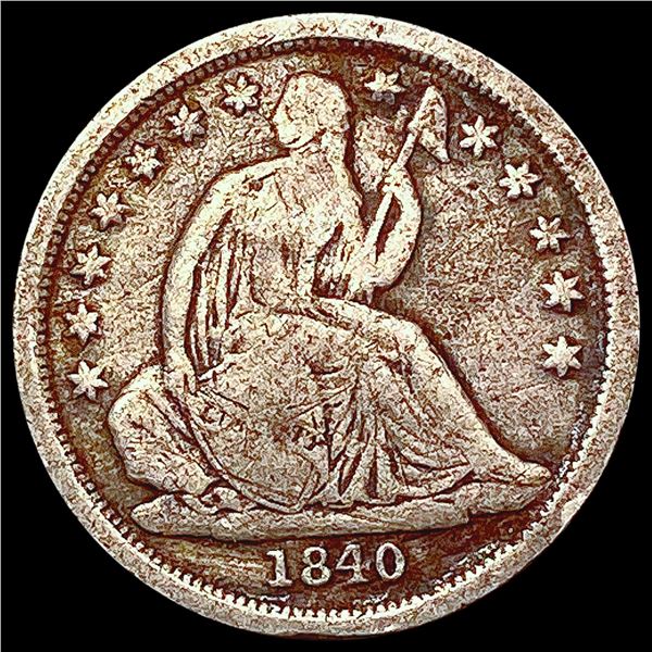1840-O Seated Liberty Dime LIGHTLY CIRCULATED
