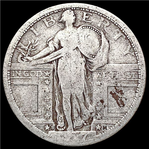 1917-S T1 Standing Liberty Quarter NICELY CIRCULATED