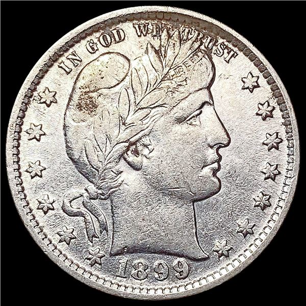 1899 Barber Quarter NEARLY UNCIRCULATED