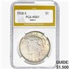 Image 1 : 1928-S Silver Peace Dollar PGA MS61 VAM-3