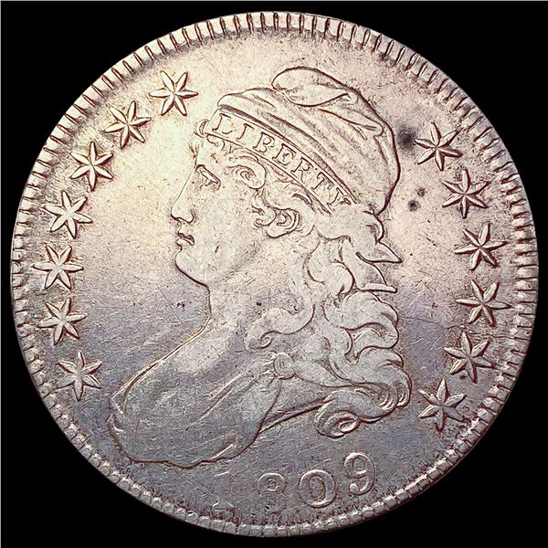 1809 Capped Bust Half Dollar LIGHTLY CIRCULATED