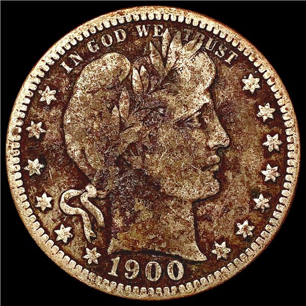 1900-O Barber Quarter LIGHTLY CIRCULATED