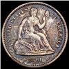 Image 1 : 1861 Seated Liberty Half Dime LIGHTLY CIRCULATED