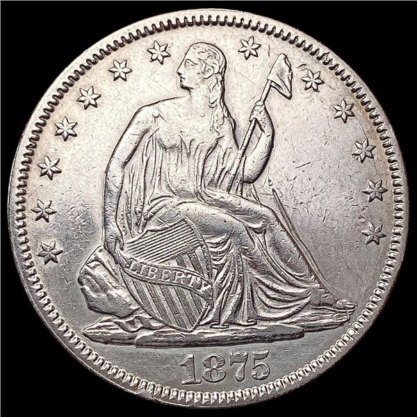 1875 Seated Liberty Half Dollar UNCIRCULATED
