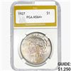 Image 1 : 1927 Silver Peace Dollar PGA MS64+