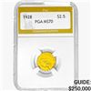 Image 1 : 1928 $2.50 Gold Quarter Eagle PGA MS67